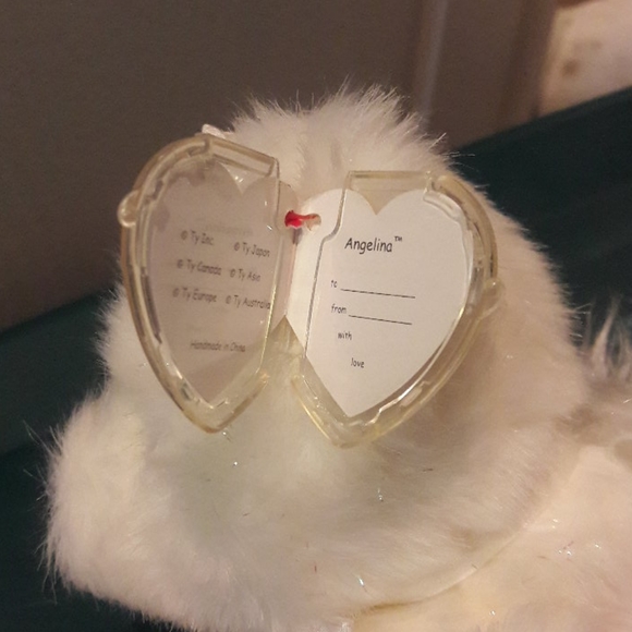 💙TY Classic Angelina Beanie Buddy Angel Bear - Picture 4 of 6